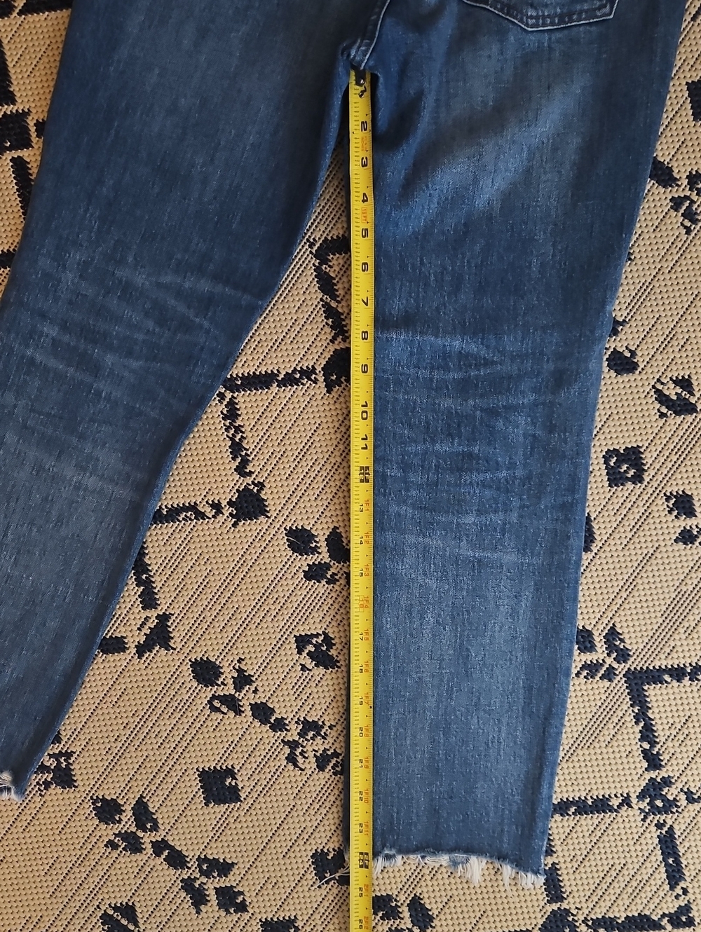 J. Crew Women's Straight-Leg Jeans in Medium Blue Denim - Picture 8 of 8